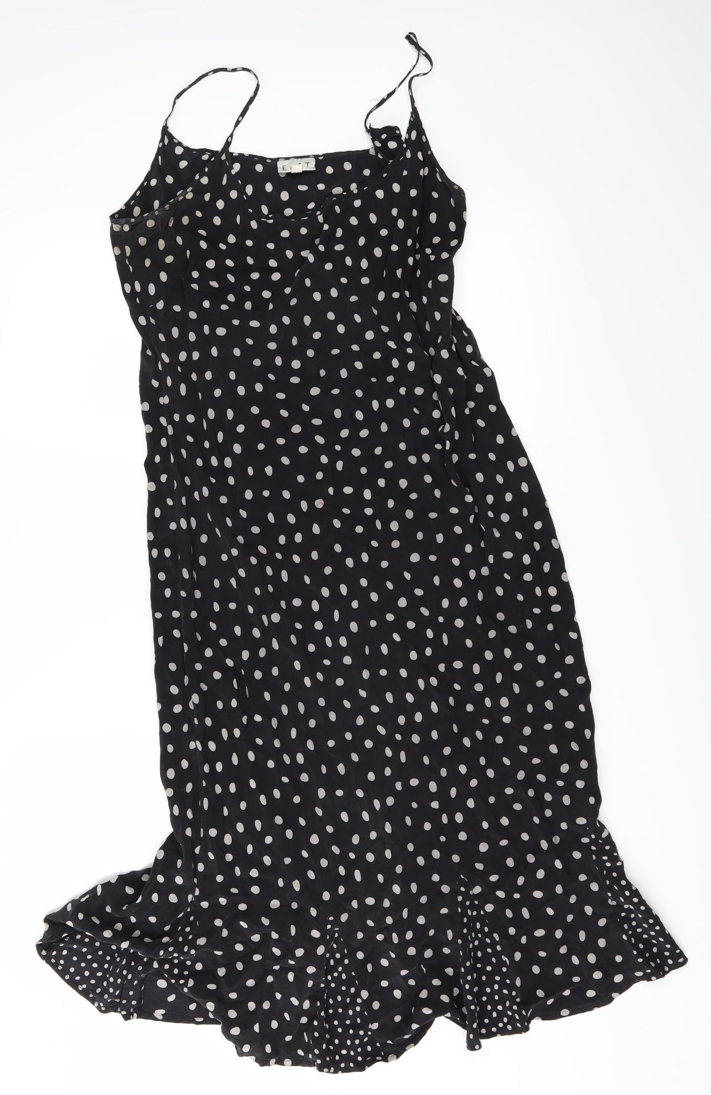 EAST Womens Blue Polka Dot  Pencil Dress  Size 16
