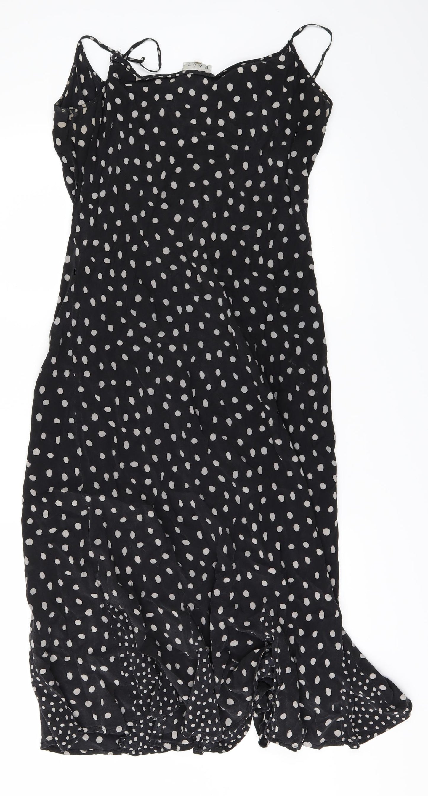 EAST Womens Blue Polka Dot  Pencil Dress  Size 16