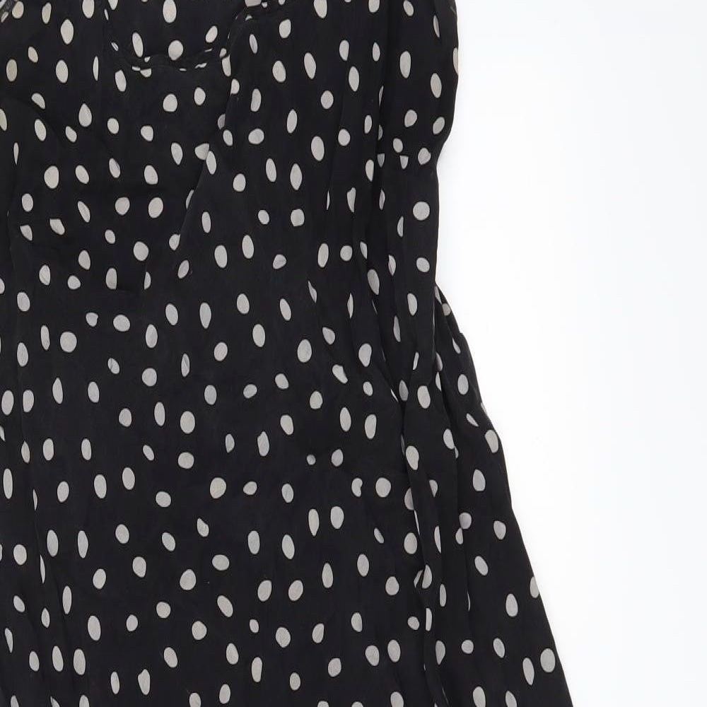 EAST Womens Blue Polka Dot  Pencil Dress  Size 16