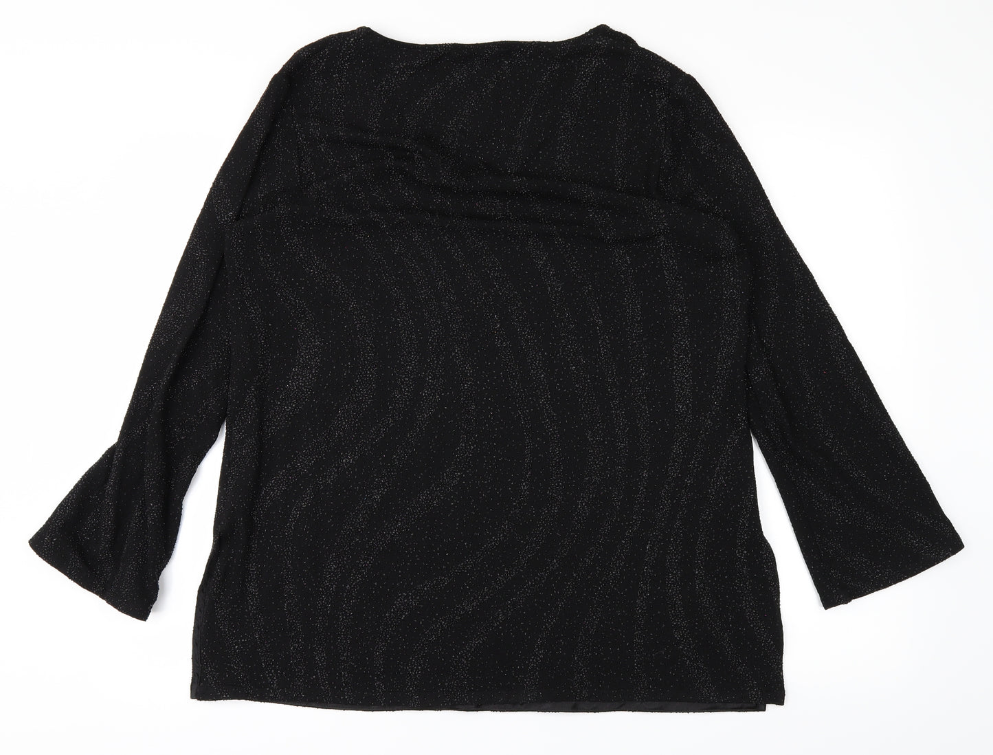 Marks and Spencer Womens Black   Basic T-Shirt Size 18