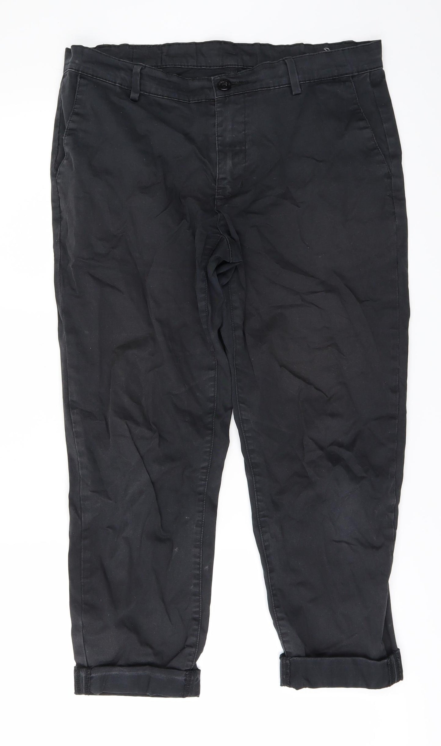 Preworn Mens Black   Straight Jeans Size S L21 in