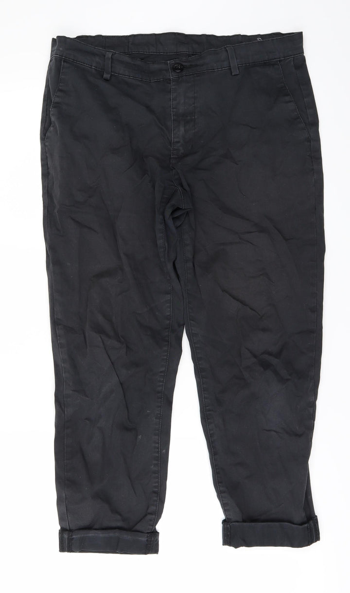 Preworn Mens Black   Straight Jeans Size S L21 in