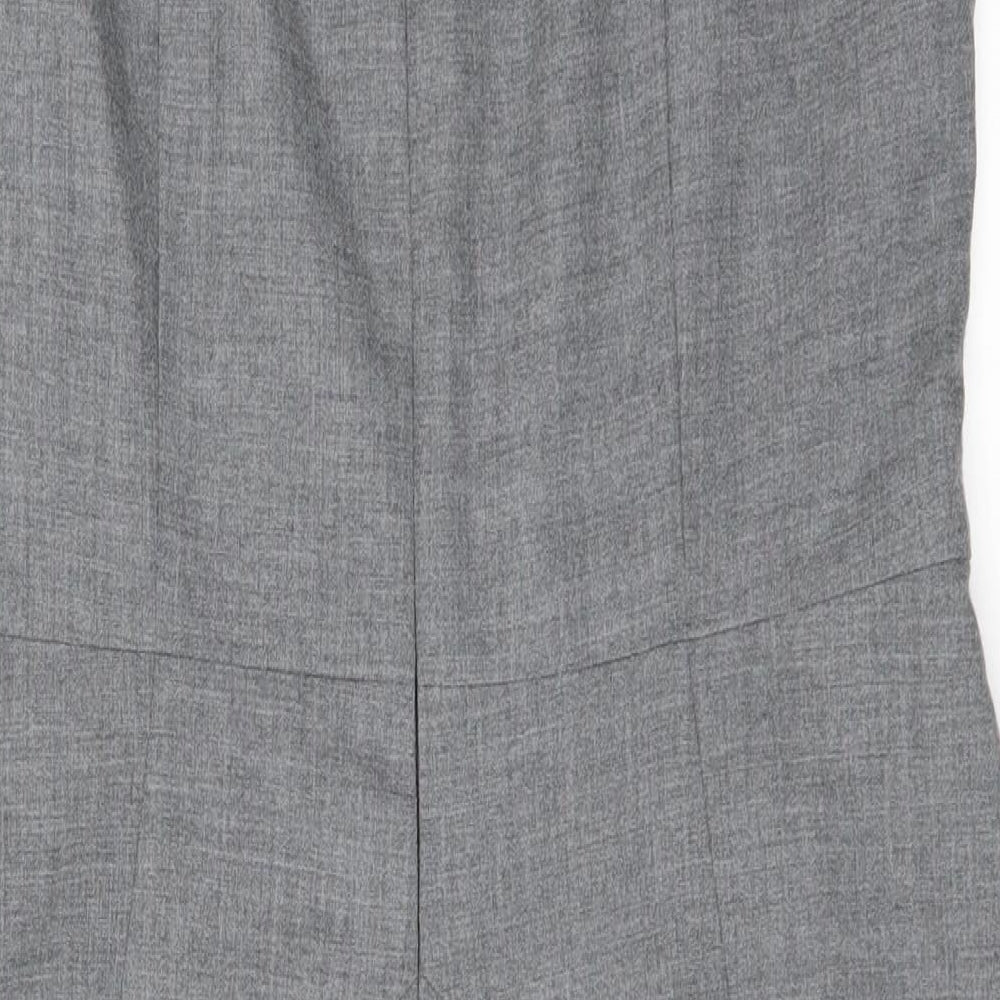 Preworn Womens Grey   Pencil Dress  Size 14