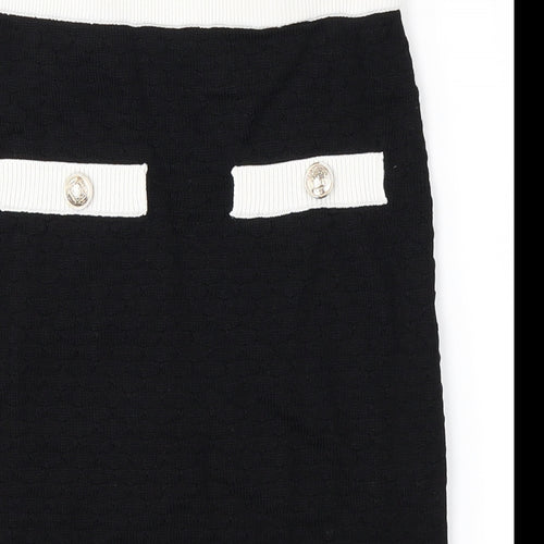 H&M Womens Black   Mini Skirt Size XS