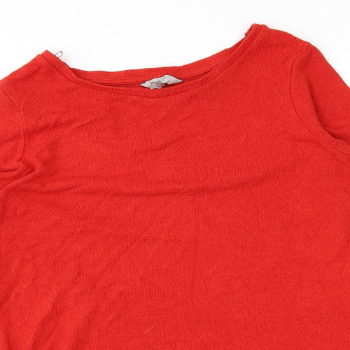 NEXT Womens Orange   Basic T-Shirt Size 8