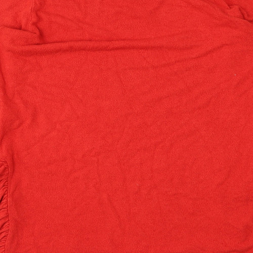 NEXT Womens Orange   Basic T-Shirt Size 8