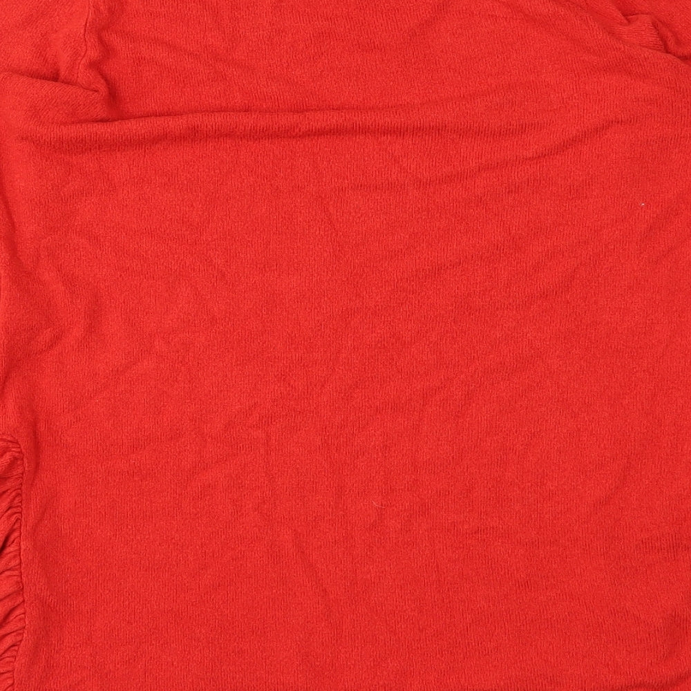 NEXT Womens Orange   Basic T-Shirt Size 8