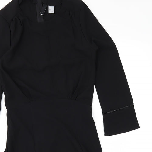 Preworn Womens Black   A-Line  Size 8