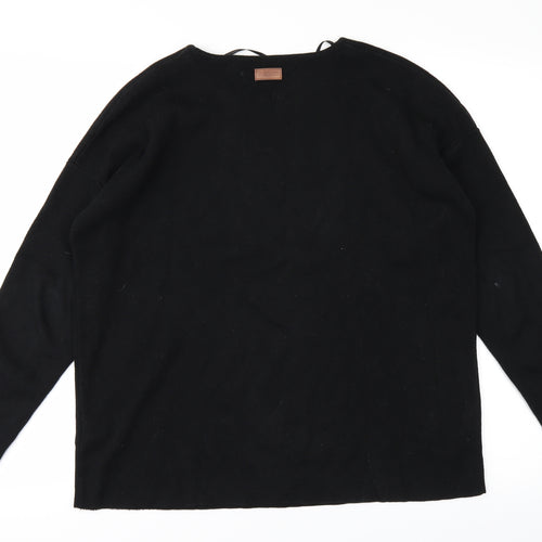 portsaid Womens Black   Basic T-Shirt Size 16