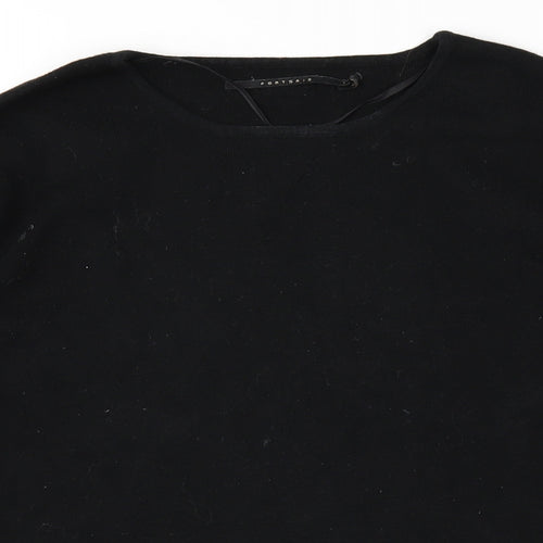 portsaid Womens Black   Basic T-Shirt Size 16