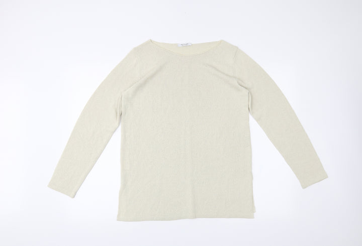Artigiano Womens Beige   Pullover Jumper Size 12
