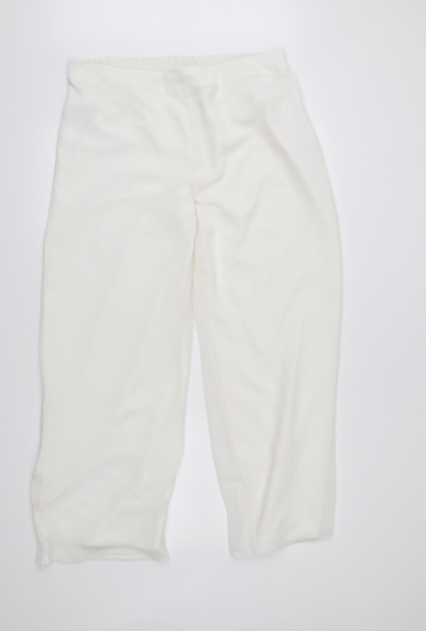 Anna Rose Womens White   Trousers  Size 16 L28 in