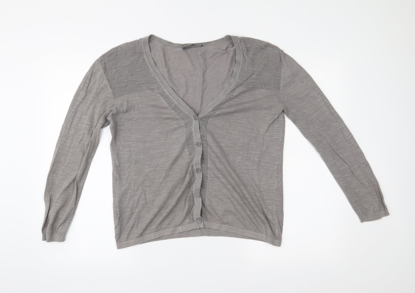 Laura Ashley Womens Grey   Cardigan Jumper Size 14