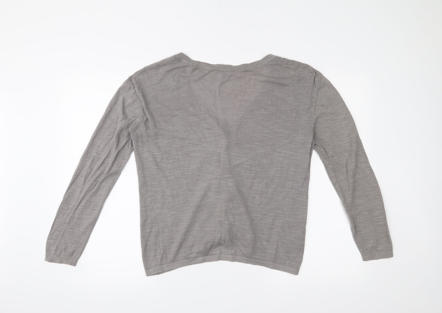 Laura Ashley Womens Grey   Cardigan Jumper Size 14