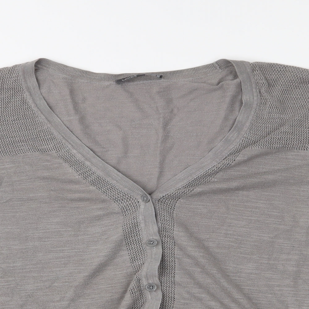 Laura Ashley Womens Grey   Cardigan Jumper Size 14