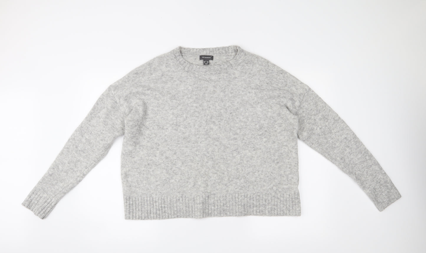 Primark Womens Grey   Pullover Jumper Size 14