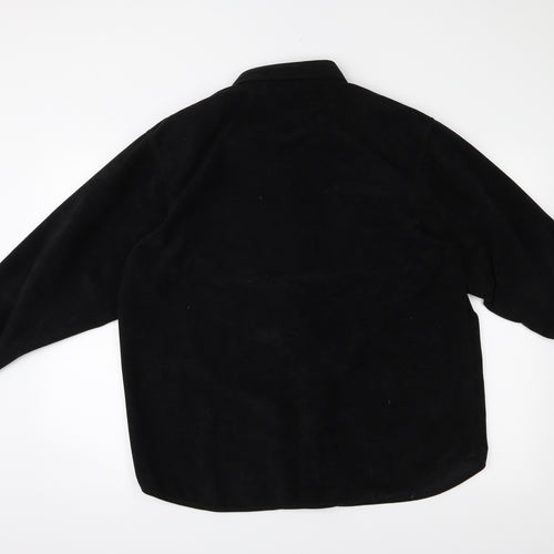 Blast Womens Black   Basic Button-Up Size M