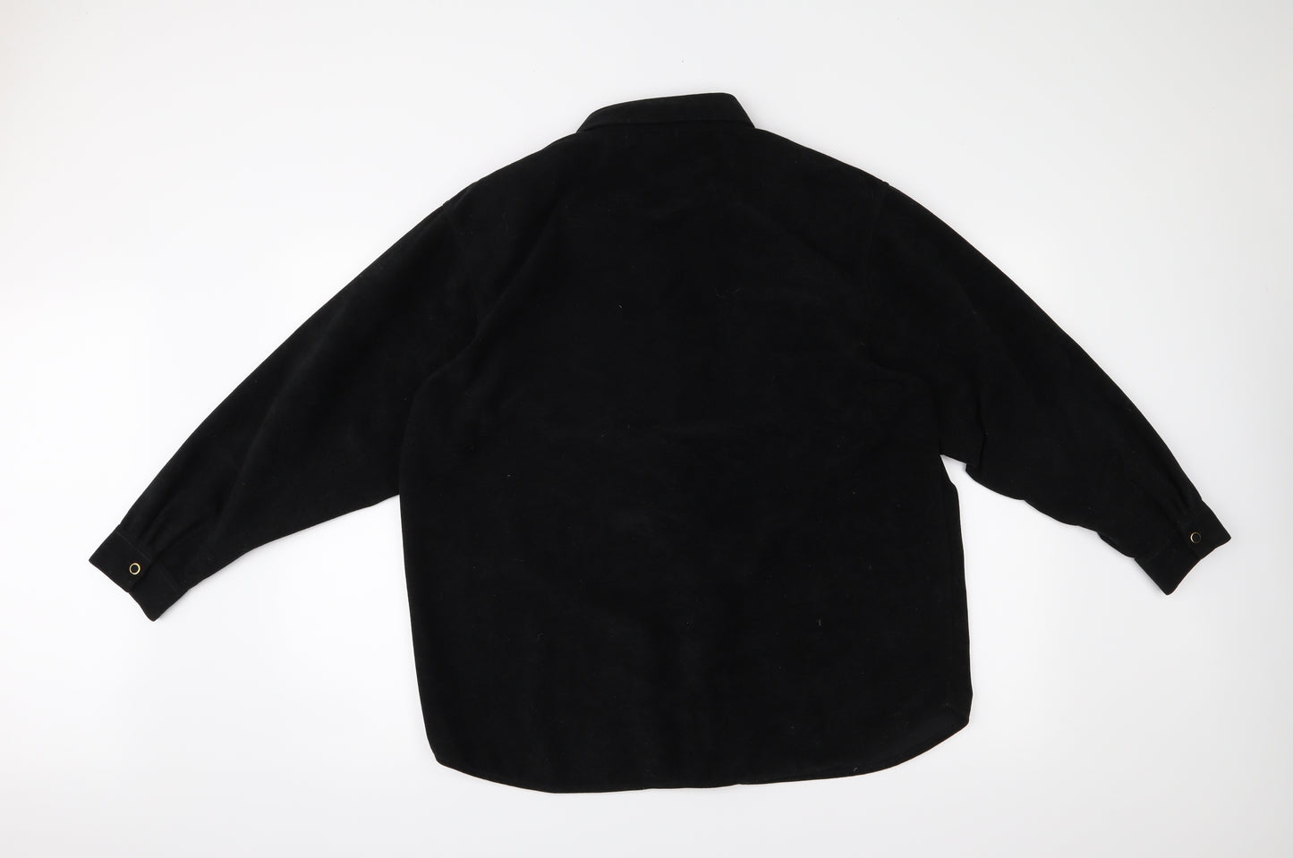Blast Womens Black   Basic Button-Up Size M