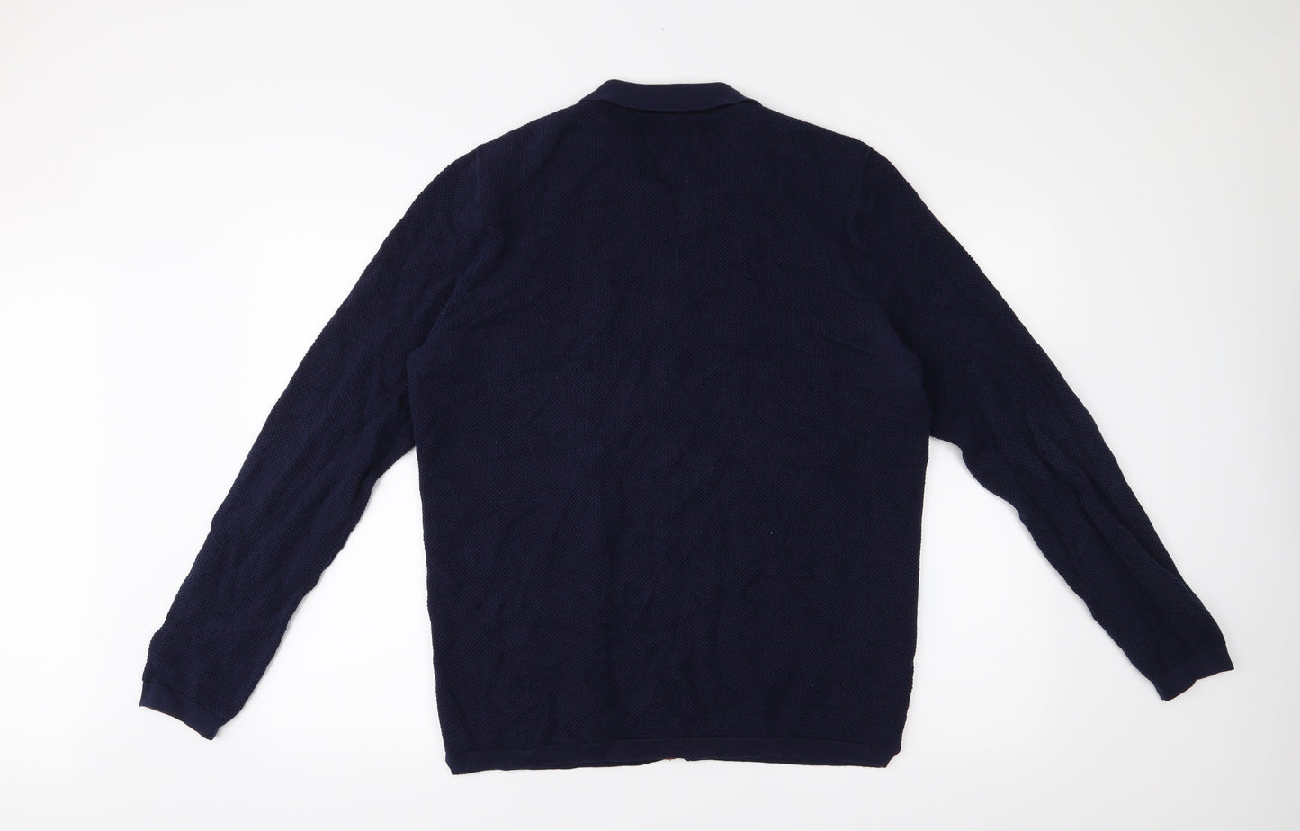 John Partridge Mens Blue   Cardigan Jumper Size L
