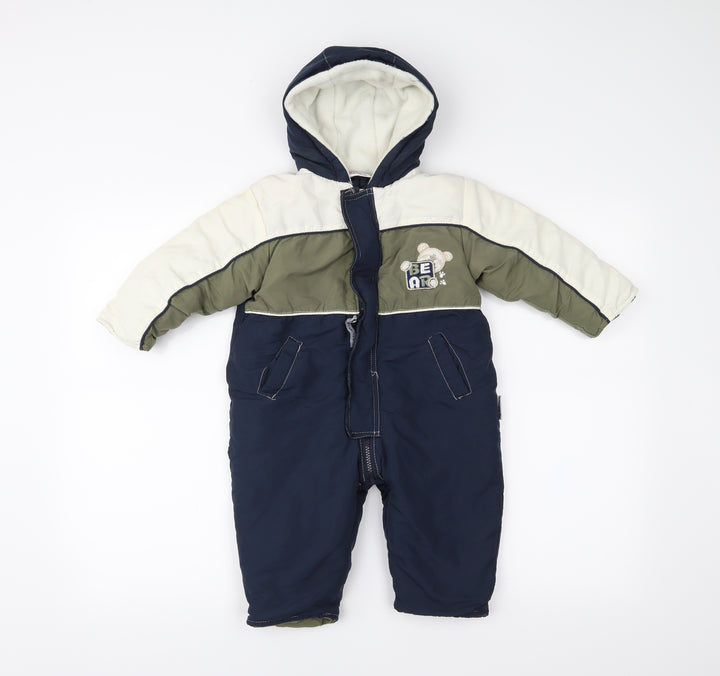 antartica Baby Blue Babygrow One-Piece Size 18 Months