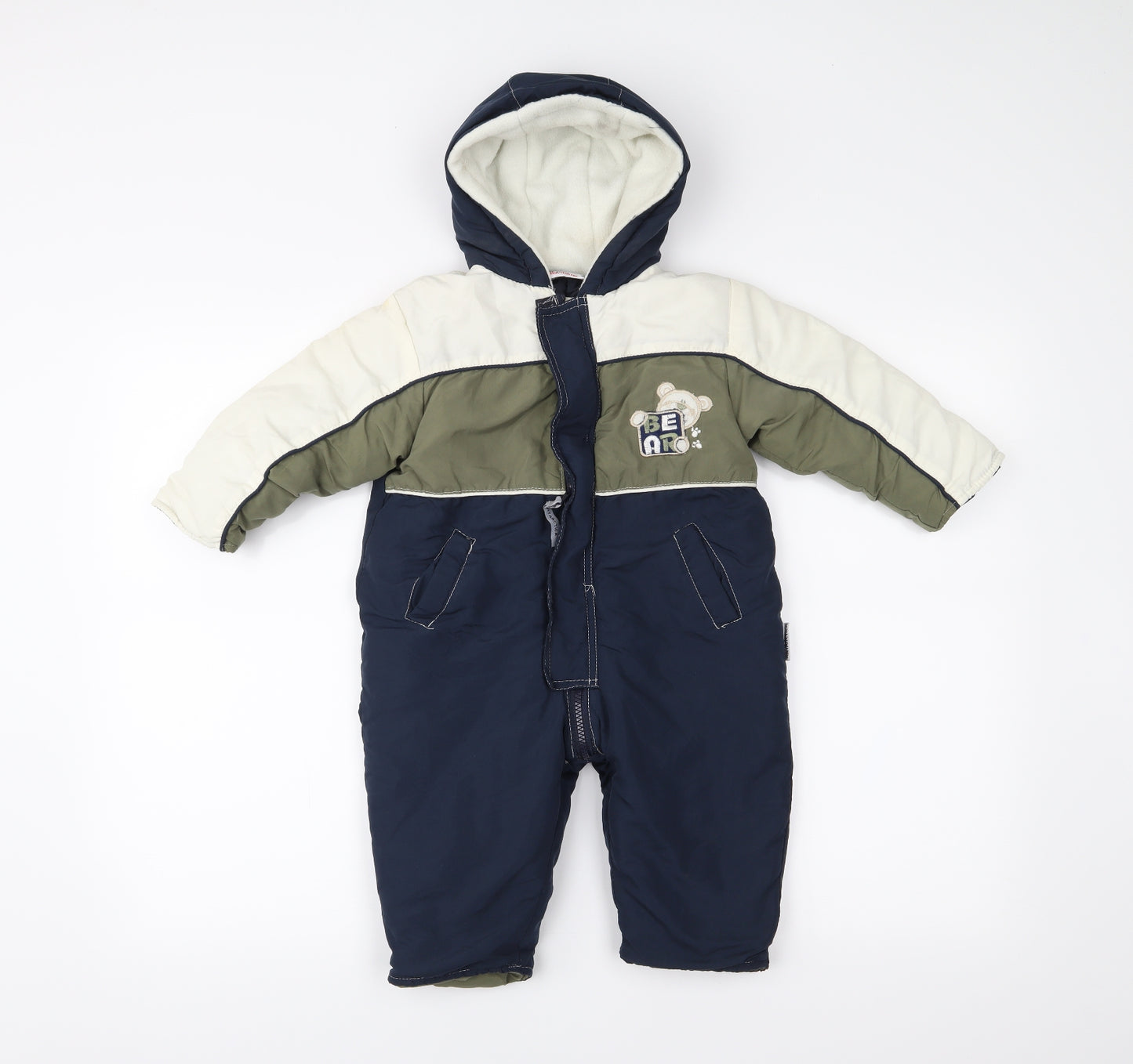 antartica Baby Blue   Babygrow One-Piece Size 18 Months