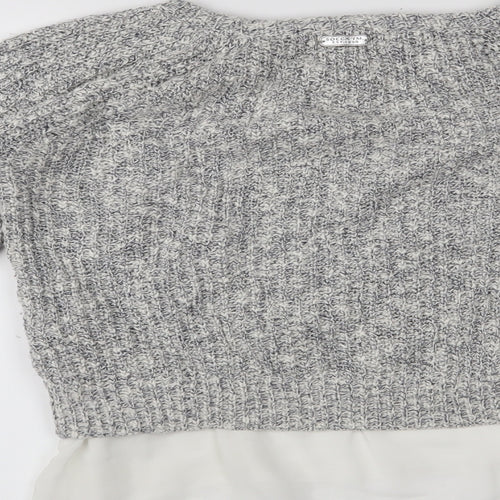 Soccx Womens Grey   Pullover Jumper Size 10