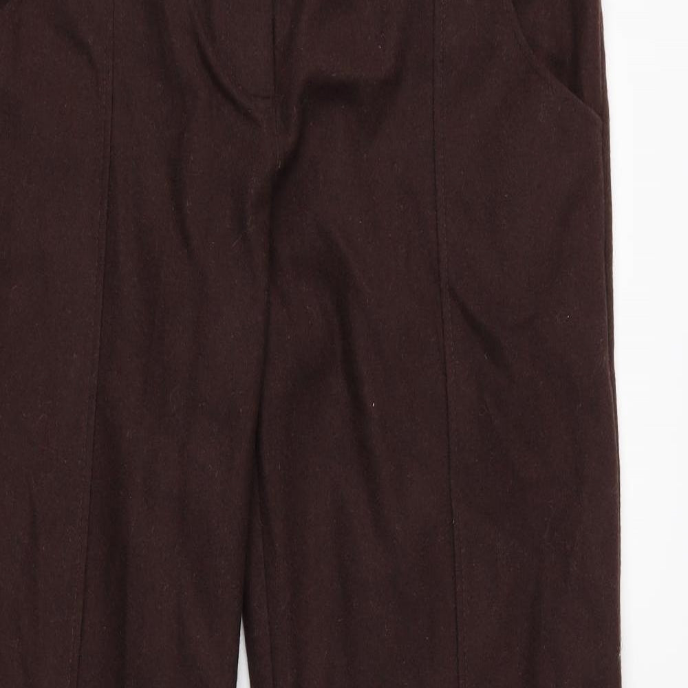 Topshop Womens Brown   Trousers  Size 12 L31 in