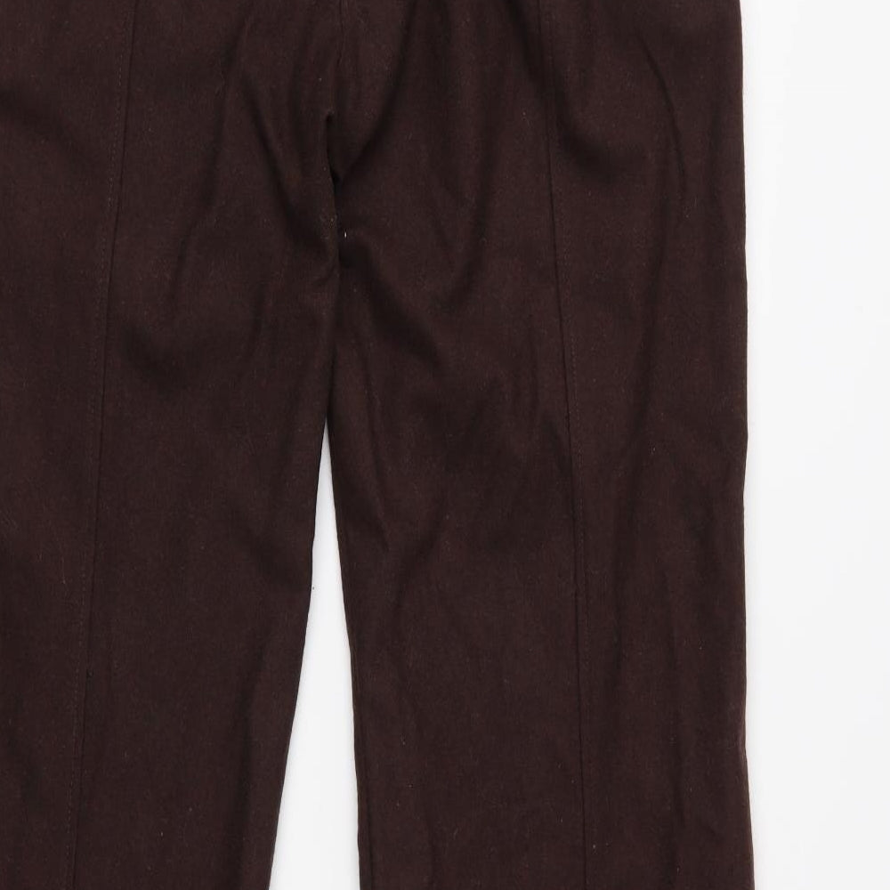 Topshop Womens Brown   Trousers  Size 12 L31 in