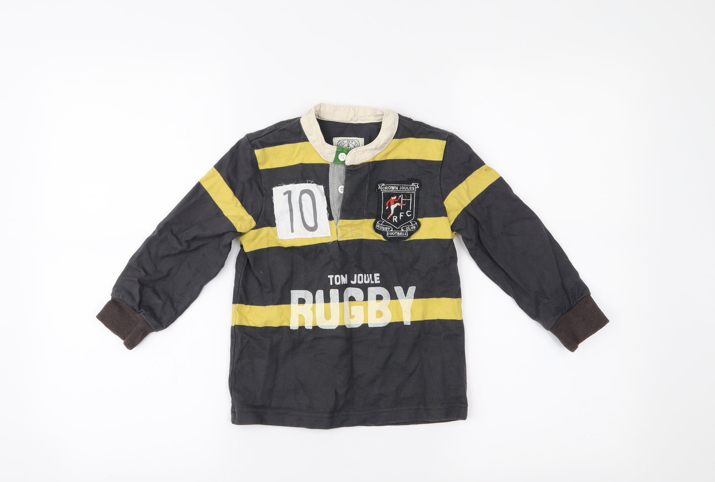Joules Boys Grey   Basic T-Shirt Size 3 Years