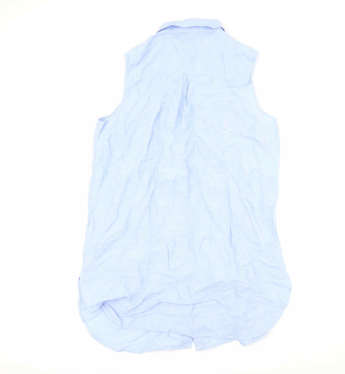 Marks and Spencer Womens Blue   Shirt Dress  Size 14