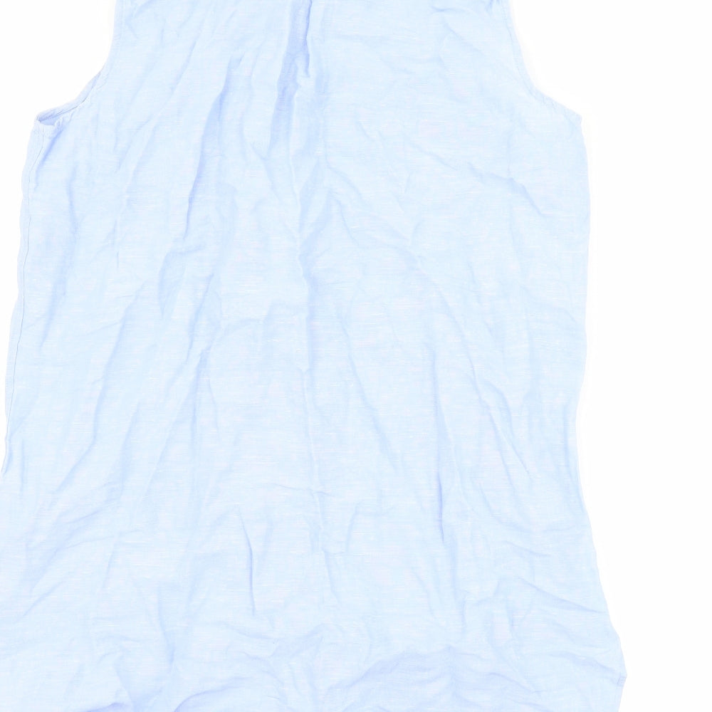 Marks and Spencer Womens Blue   Shirt Dress  Size 14