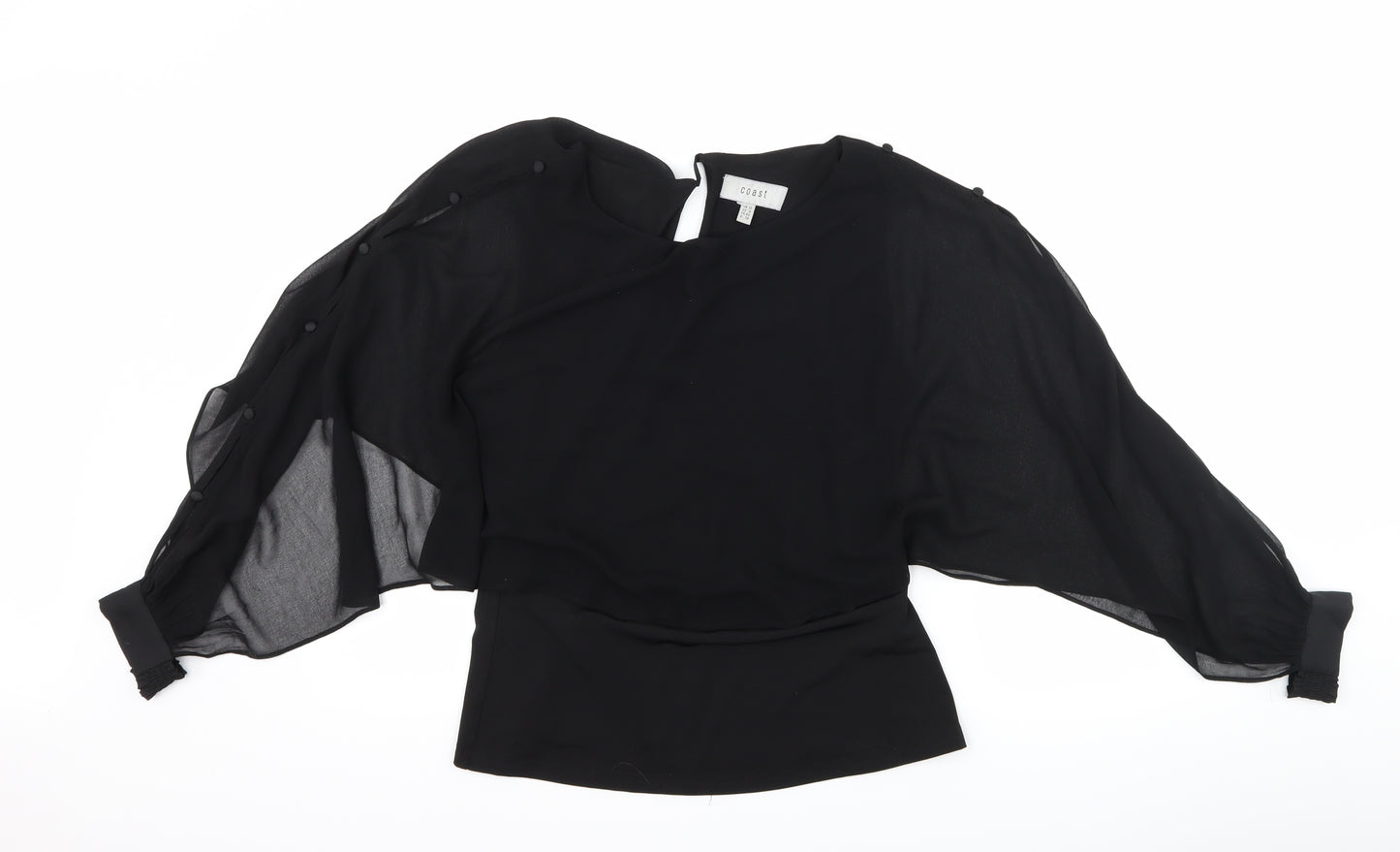 Coast Womens Black   Basic Blouse Size 12