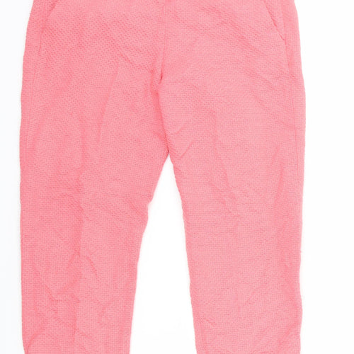 Great plains Womens Pink   Cropped Trousers Size 8 L23 in
