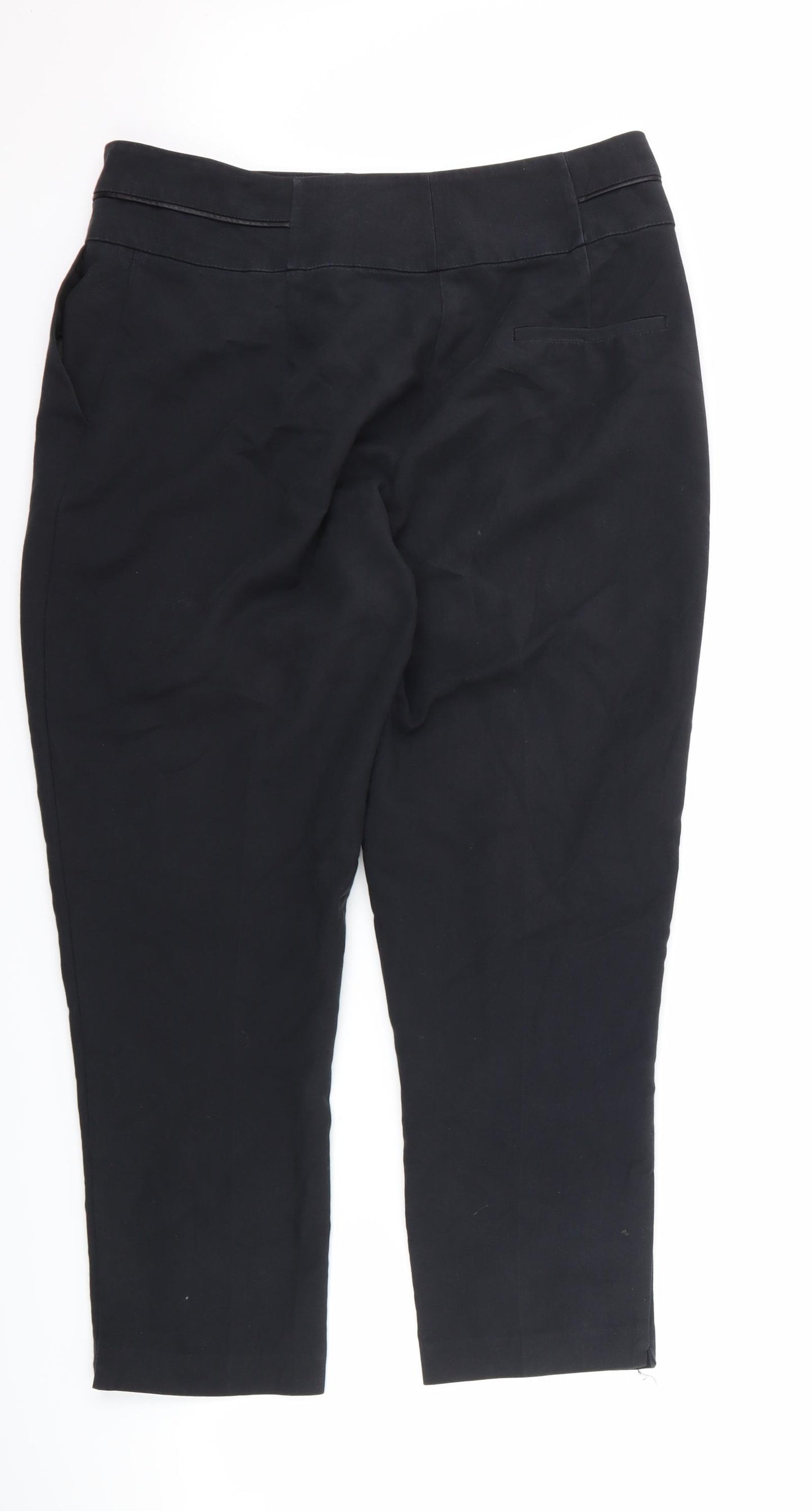 Oasis Womens Black   Trousers  Size 14 L26 in