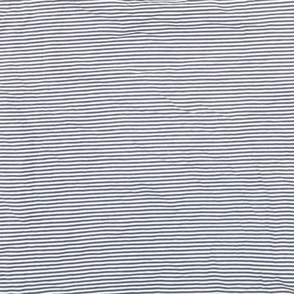 Pierre Cardin Mens Blue Striped   T-Shirt Size M