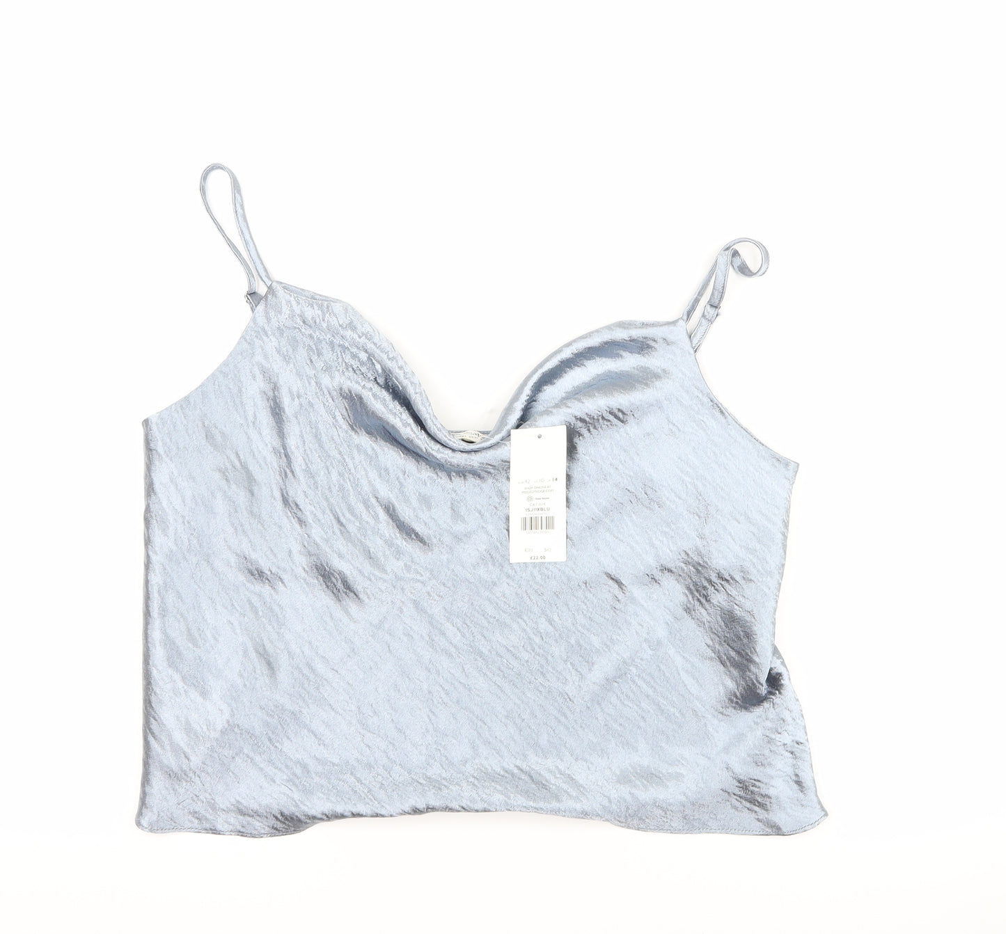 Miss Selfridge Womens Blue   Camisole Tank Size 14