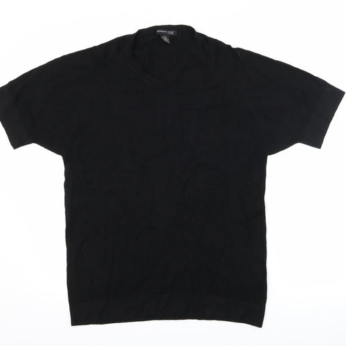 Kenneth Cole Womens Black   Basic T-Shirt Size L