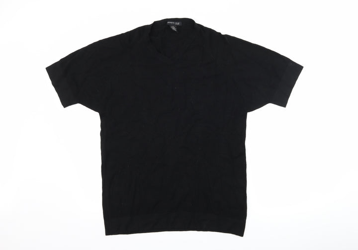 Kenneth Cole Womens Black   Basic T-Shirt Size L