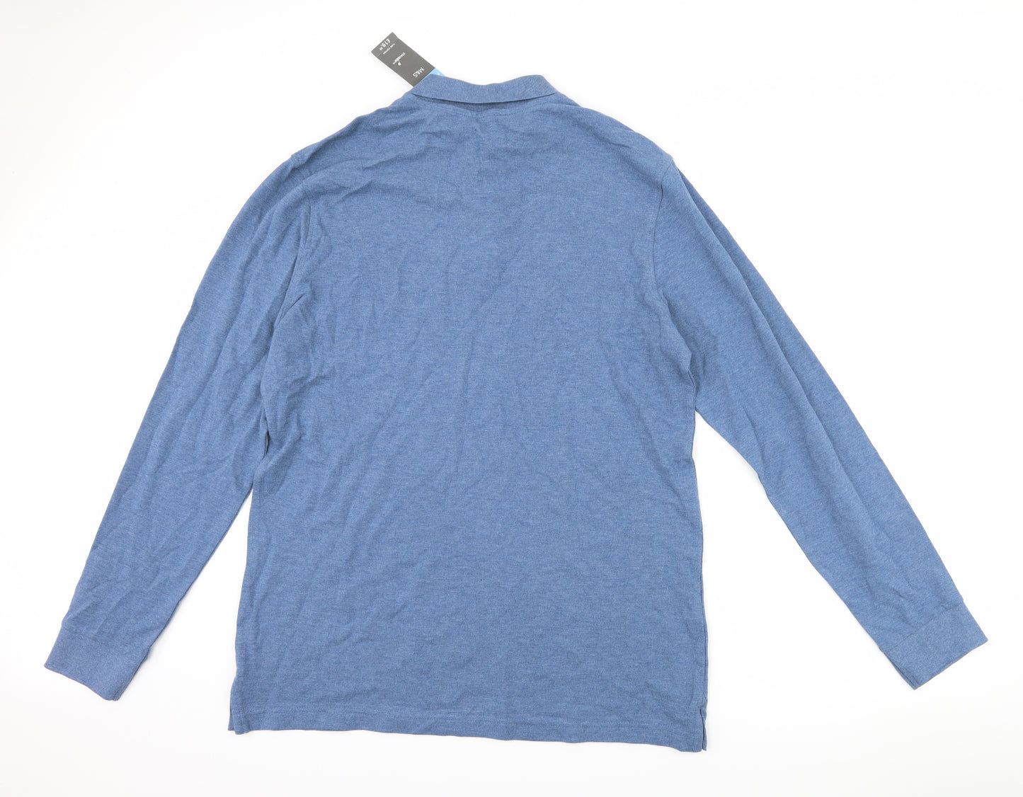 Marks and Spencer Mens Blue    Polo Size L