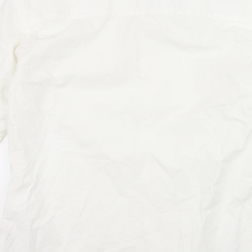 Topman Mens White    Dress Shirt Size L