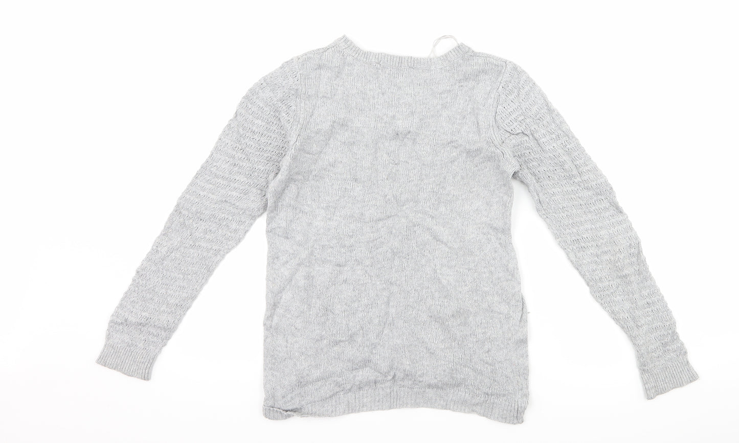 Dorothy Perkins Womens Grey   Pullover Jumper Size 10