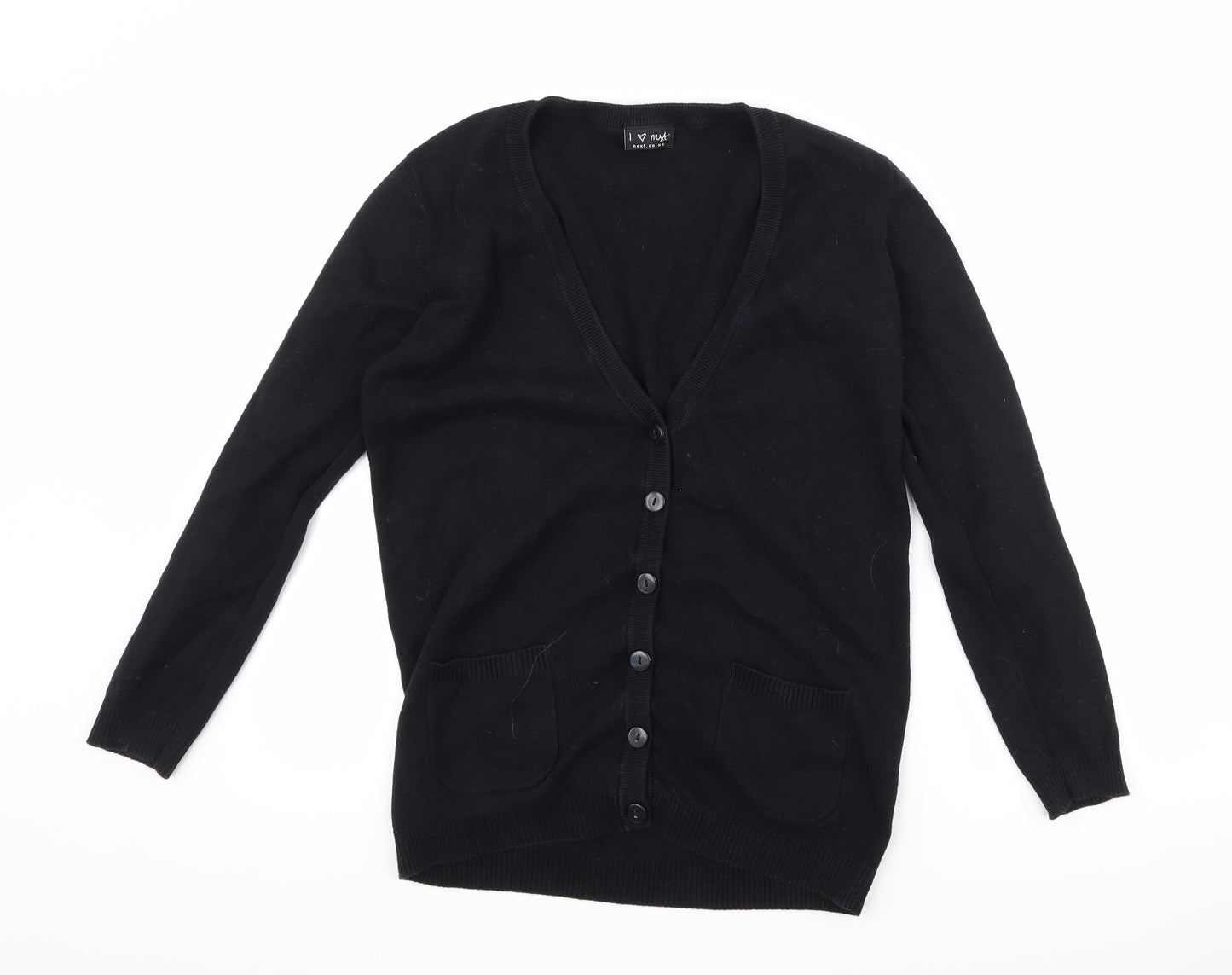 NEXT Girls Black   Cardigan Jumper Size 12 Years