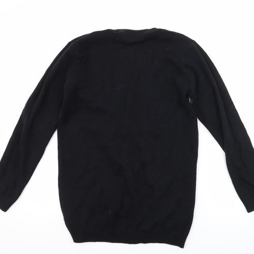 NEXT Girls Black   Cardigan Jumper Size 12 Years