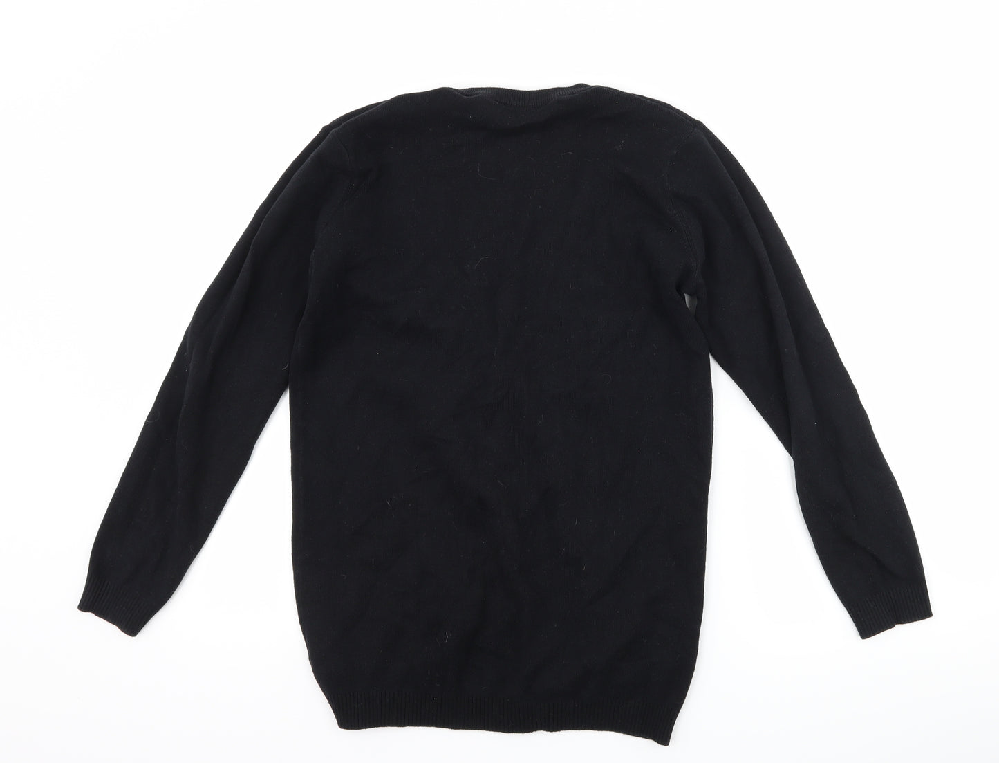 NEXT Girls Black   Cardigan Jumper Size 12 Years