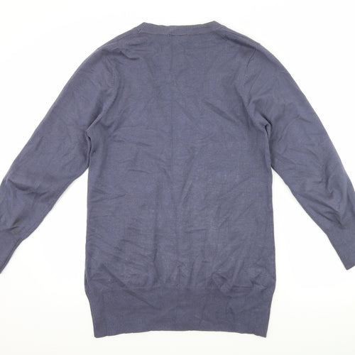 C.M.D Womens Blue   Cardigan Jumper Size L