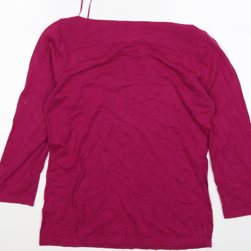NEXT Womens Purple  Knit Pullover Jumper Size 10