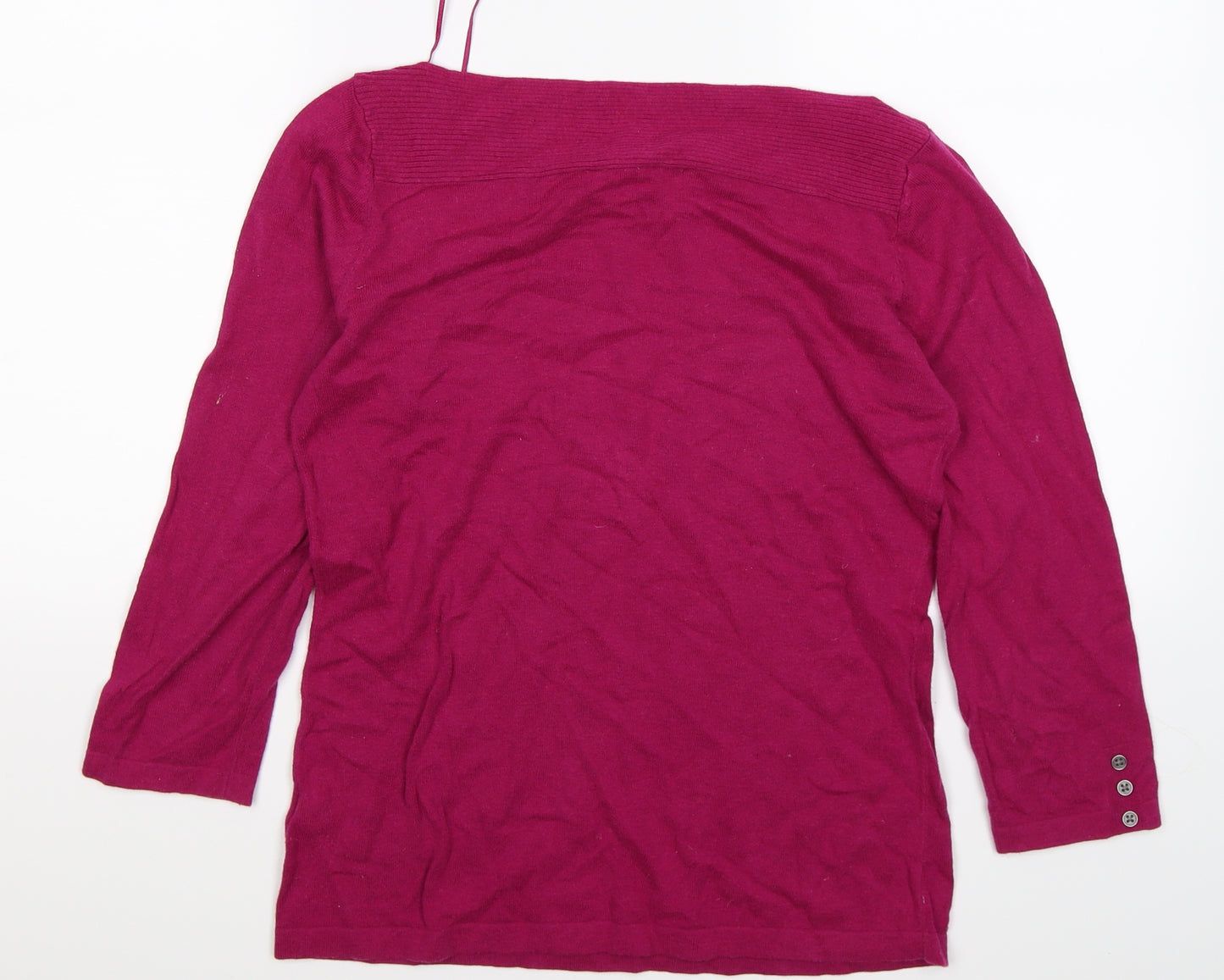 NEXT Womens Purple  Knit Pullover Jumper Size 10