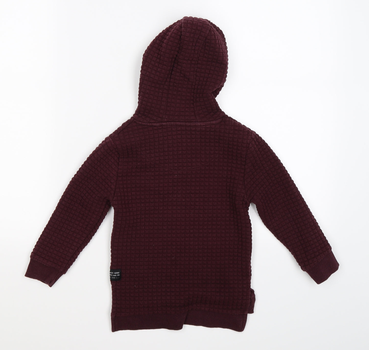 Primark Boys Red  Jersey Pullover Hoodie Size 3-4 Years