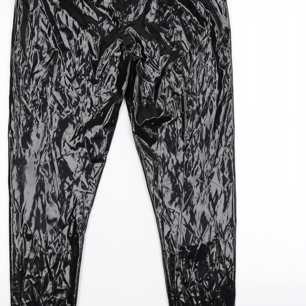 Boohoo Womens Black   Jegging Leggings Size 10 L27 in