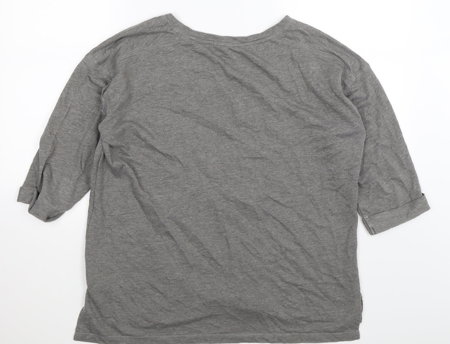 Marks and Spencer Womens Grey  Knit Pullover Jumper Size 14